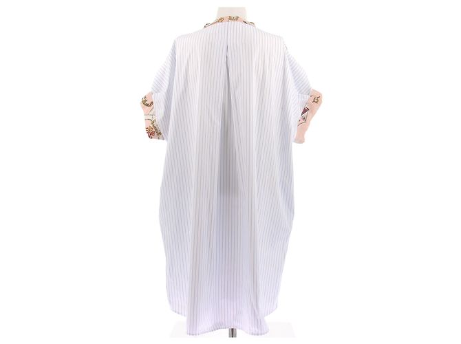 Camisa La Prestic Ouiston de algodón azul a rayas - vista 2