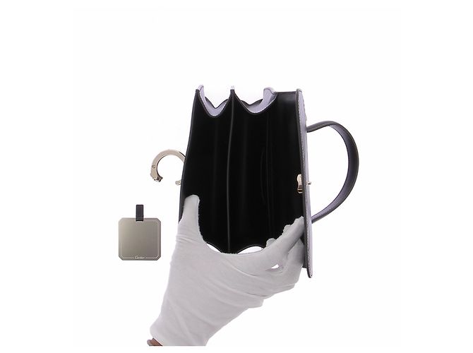 Cartier Schwarze 'Panthere C' Tasche - Ansicht 6