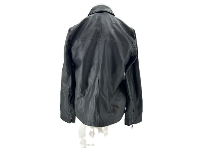 Whistles Schwarze Lederjacke - Ansicht 2