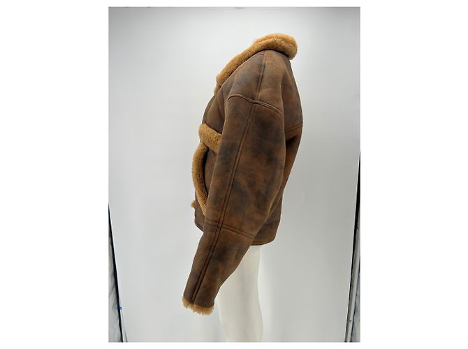 Sandro Jacke aus brauner Wolle - Ansicht 4
