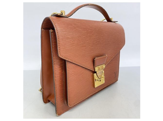 Borsa Monceau Epi Louis Vuitton Marrone - vista 2