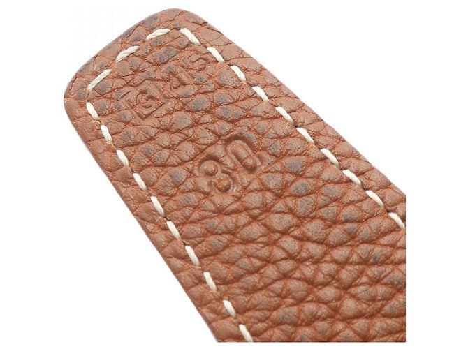 Cinto H Constance da Hermès Marrom Preto Dourado - vista 5
