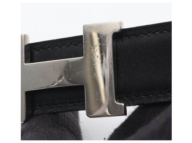 Cinto H Constance da Hermès Marrom Preto Dourado - vista 7