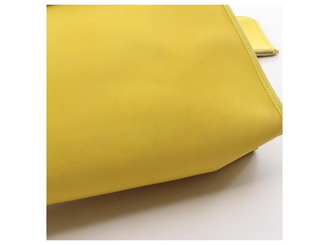 Borsa Hermès Herbag Zip PM D'oro Bordò Giallo - vista 14