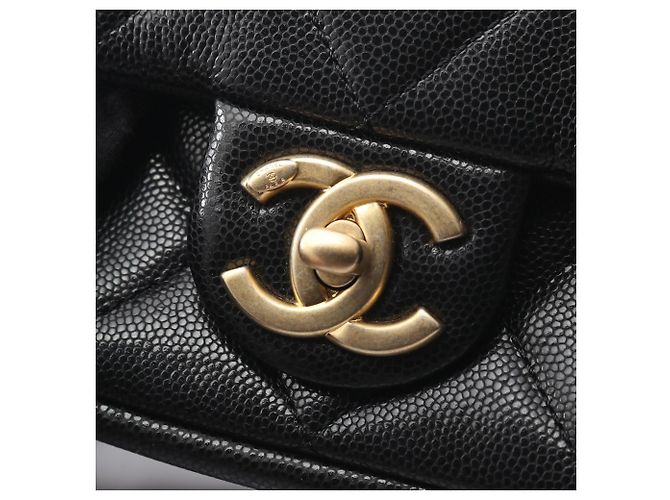 Sac à épaule noir Matelassé Chanel - vue 6