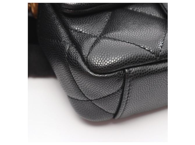 Sac à épaule noir Matelassé Chanel - vue 7