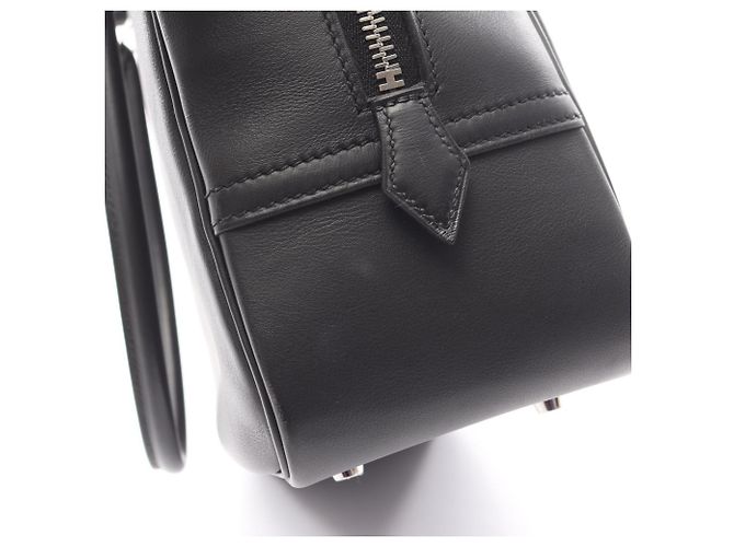 Hermès Plume 28 Handtasche Schwarz - Ansicht 10