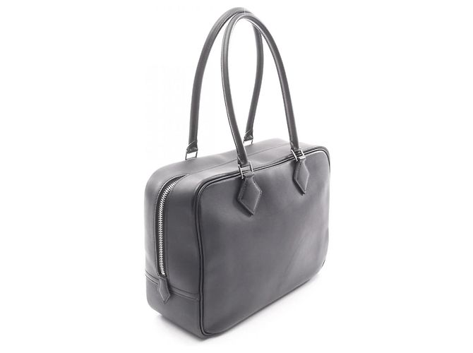 Hermès Plume 28 Handtasche Schwarz - Ansicht 2