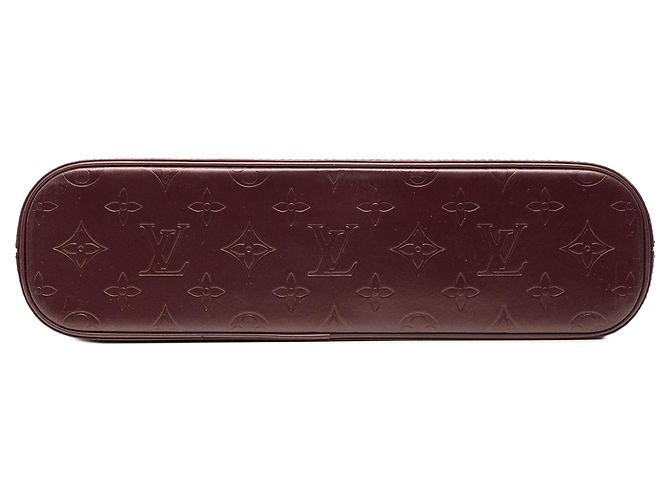 Louis Vuitton Monograma Mat Alston Rojo Roja Burdeos - vista 3