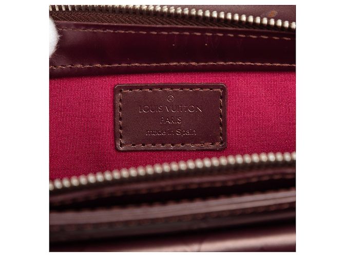 Louis Vuitton Monograma Mat Alston Rojo Roja Burdeos - vista 5