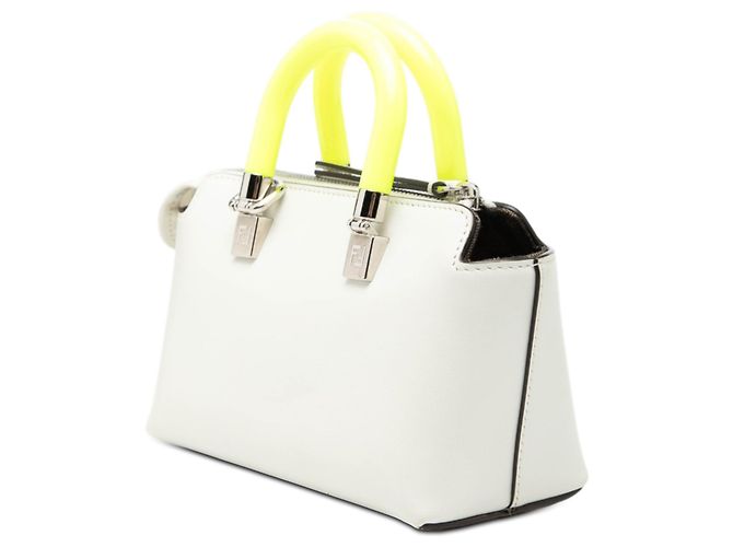 Fendi Mini Borsa in Pelle Bianca By The Way Roma - vista 2