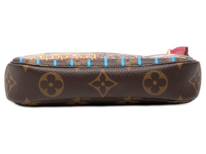 Mini Pochette Accessoires Vivienne Natale in Monogramma Marrone Louis Vuitton - vista 3