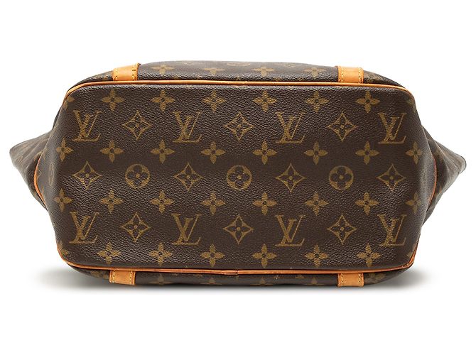 Braune Monogramm Einkaufstasche Louis Vuitton - Ansicht 3