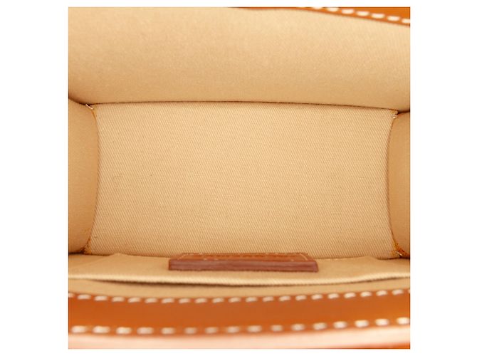 Jacquemus Borsa in pelle marrone Le Chiquito Moyen Boucle - vista 4
