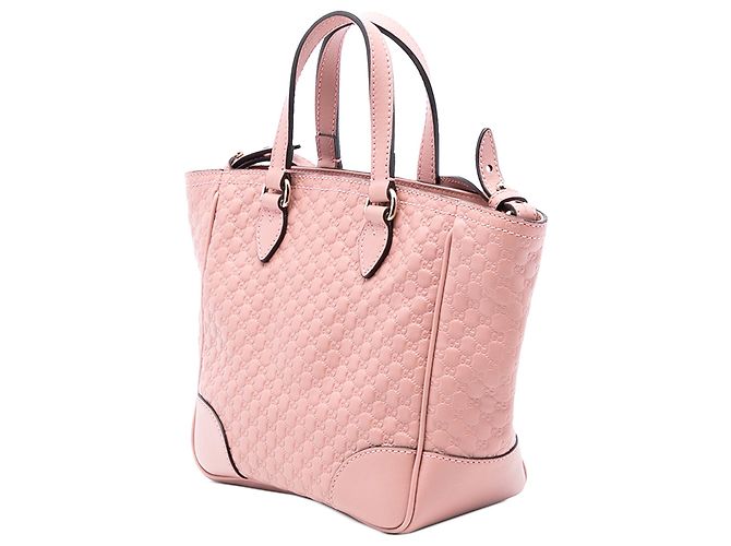 Borsa a tracolla Bree Microguccissima rosa piccola di Gucci - vista 2