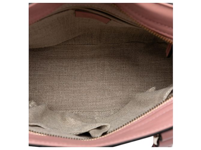 Borsa a tracolla Bree Microguccissima rosa piccola di Gucci - vista 4
