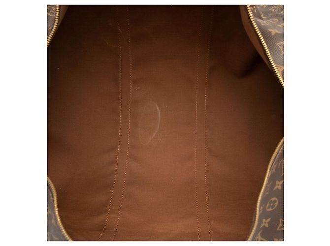 Louis Vuitton Keepall Bandoulière 60 Monogram Marrone - vista 4