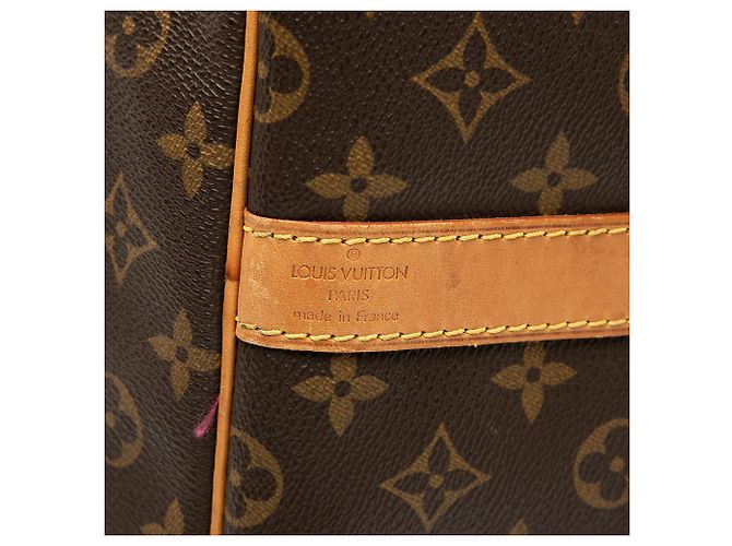Louis Vuitton Keepall Bandoulière 60 Monogram Marrone - vista 5