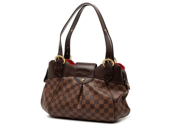 Louis Vuitton Marrone Damier Ebene Sistina PM - vista 2