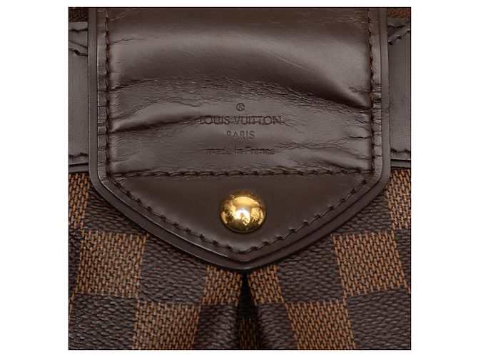 Louis Vuitton Marrone Damier Ebene Sistina PM - vista 5