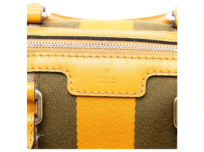 Gucci Beige Medium GG Canvas Web Joy Boston Bag - Ansicht 7