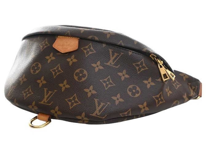 Bumbag Monogram Marrone Louis Vuitton - vista 3