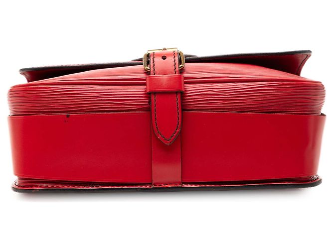 Cartouchiere Louis Vuitton Cartouchière MM in Epi Rosso - vista 3