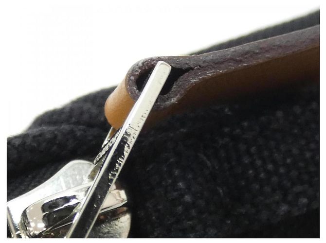 Mini Handtasche Bolide von Hermès Schwarz - Ansicht 9