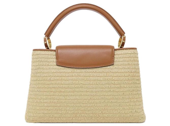 Borsa Capucines MM Louis Vuitton Caramello - vista 2