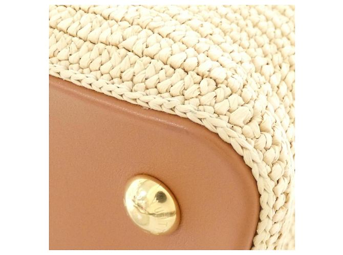 Borsa Capucines MM Louis Vuitton Caramello - vista 3