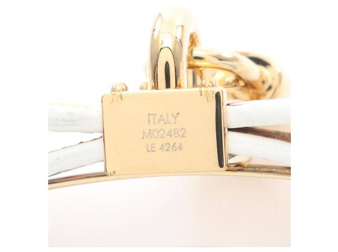 Fermaglio Monogram Multicolore Louis Vuitton Bianco - vista 4