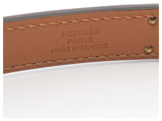 Hermès Hermes Kelly Gürtel in Grau Braun - Ansicht 4