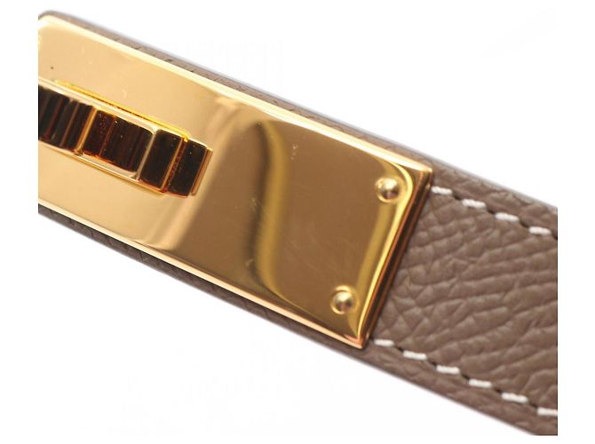 Hermès Hermes Kelly Gürtel in Grau Braun - Ansicht 7