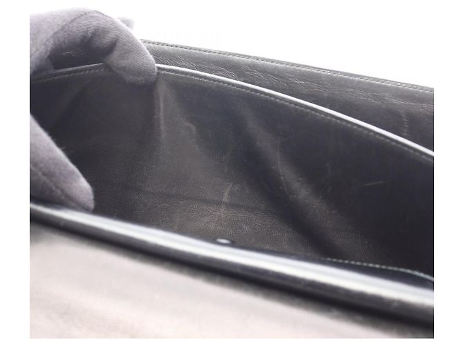 Borsa Hermès Piano in pelle di vitello nera Nero - vista 10