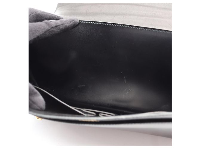 Borsa Hermès Piano in pelle di vitello nera Nero - vista 11