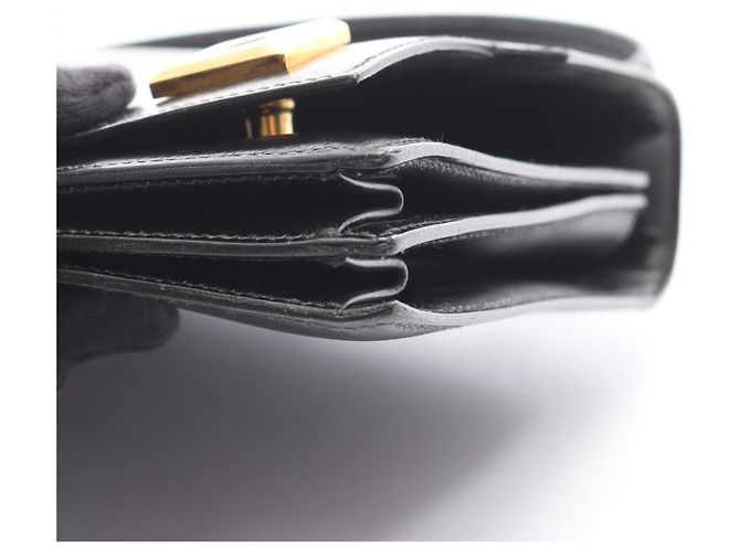 Borsa Hermès Piano in pelle di vitello nera Nero - vista 15