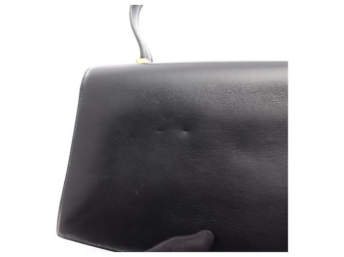 Borsa Hermès Piano in pelle di vitello nera Nero - vista 6