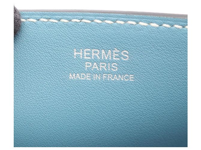 Borsa a Spalla Cabache di Hermès Blu - vista 4