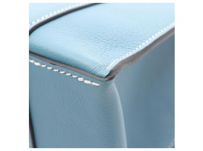 Borsa a Spalla Cabache di Hermès Blu - vista 6