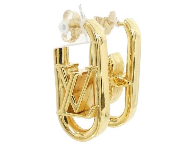 Orecchini a cerchio Louis Vuitton D'oro - vista 2