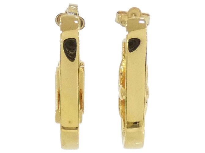 Orecchini a cerchio Louis Vuitton D'oro - vista 3
