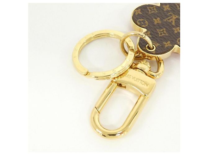 Portachiavi Charm Vivienne Monogramma Louis Vuitton Marrone Rosso - vista 4