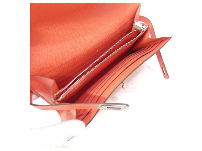 Hermès Cartera Hermes Kelly Classic 051300CK Rosa - vista 4