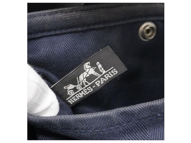 Borsa Tote PM Valparaiso Hermès Blu navy - vista 5