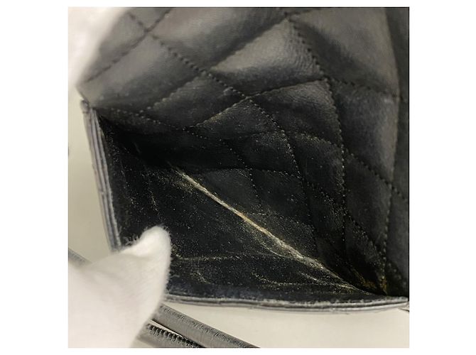 Borsa a Spalla in Pelle di Agnello Cambon di Chanel Nero - vista 12