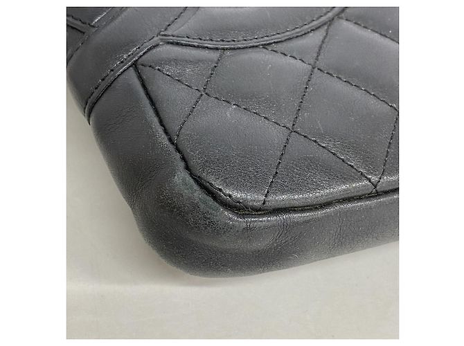 Borsa a Spalla in Pelle di Agnello Cambon di Chanel Nero - vista 6