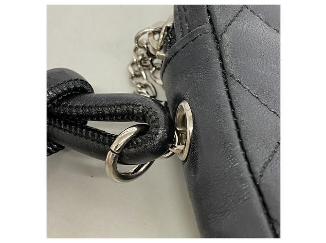 Borsa a Spalla in Pelle di Agnello Cambon di Chanel Nero - vista 9