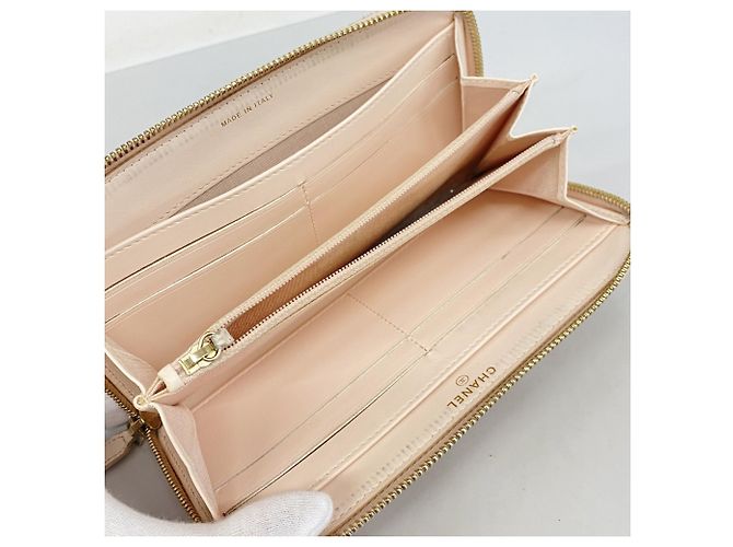Chanel Deauville Tweed Long Wallet Pink - view 3