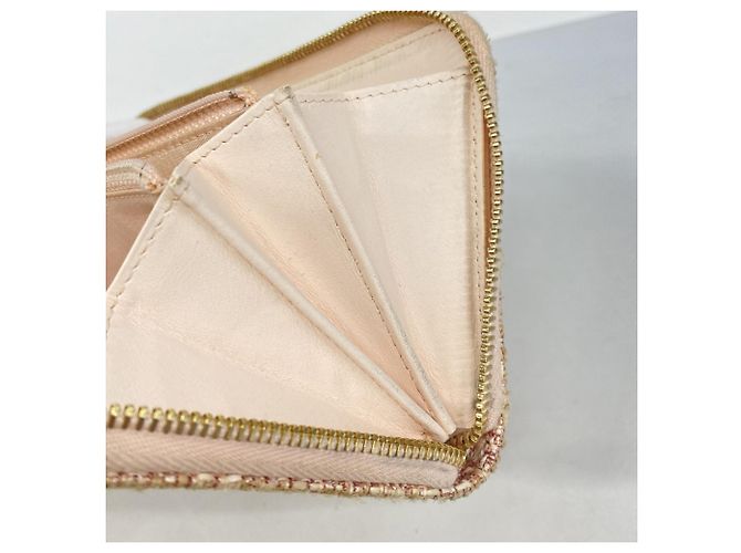 Chanel Deauville Tweed Long Wallet Pink - view 8