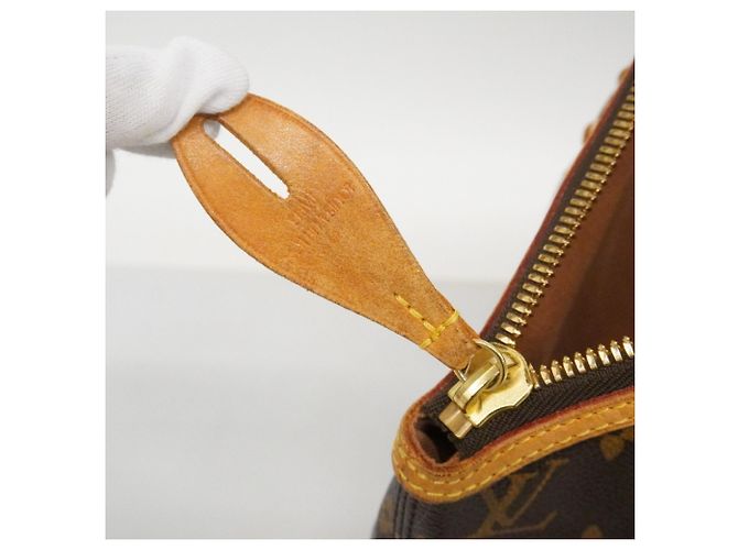 Louis Vuitton Monogram Lockit Horizontale Handtasche Braun - Ansicht 10